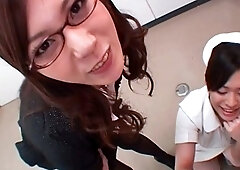 Amateur Asian Lady blowjobs and jerking