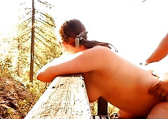 Hippie PAWG Mother I'd Like To Fuck Stops hike to suck & bang, Homemade Real Amateur pair Onlyfans: Mountain_momma420