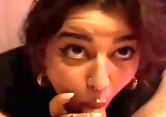 Bitch Blowing And Jerks Between Her Melons Vintage Porn