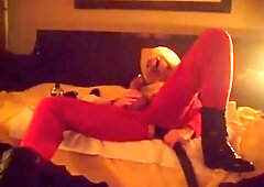 Cigar cowboy jerks while smoking two cigars