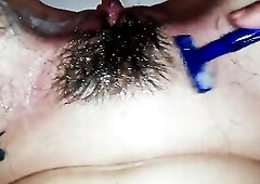 bushy large clitoris