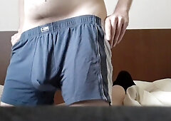 Disrobe Taunting and Jizzing in my Sofa