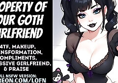 [F4TF] Property of your Emo Girlfriend [PATREON PREVIEW] [GENTLE FEMDOM] [ALT MAMA]