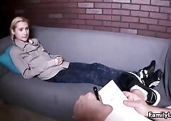 Slutty Cheerleader Screws a Large Penis