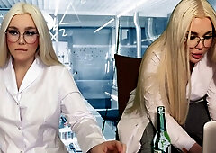Curious Young Scientist With A Juicy Ass Tries Anything For Her Big Experiment