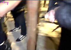 My husband filmed me with more than 20 guys - Cuckold in the end sucked all the cum from her pussy COMPLETE ON RED