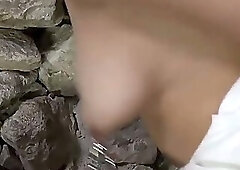 Lumberjacks have they captured girls. The first victim. Part 2. She suffers blindfolded, while he