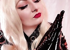 ASMR movie: nitrile gloves SFW