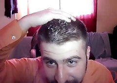 Beard cum, spit piss snot, spit snot fetish