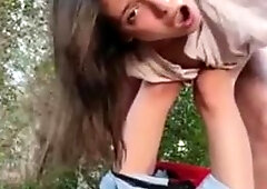 INDIAN GIRL SMOKED WEED AND  FUCKED HARDCORE IN JUNGLE