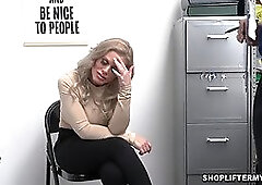 Casca Akashova gets punished by Officer Rusty Nails for stealing jewelry