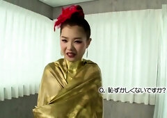 Classy asian teen 18+ tart Nao Yoshikawa got a spermshot on a face