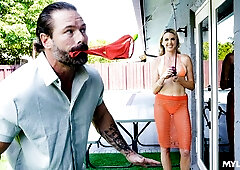 Gorgeous dick-riding session with a hot blonde MILF Tallgirl Alli