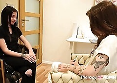 Dr Eden wishes Veronica to understand herself, her body, and the enjoyment that babe can have during sex with her partner. This babe lets her lick her