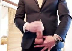 Sexy brawny dude wearing a dress and cumming hard. GROANING ~ MESSY TALK ~ CLOSE UP SPUNK FLOW