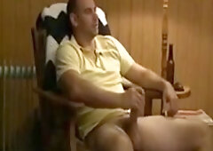 Coach with man and boy