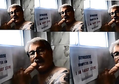 FAGGOT STEVE RYAN CANNOT STOP WANKING HIS FAGGOT BEEF WHISTLE