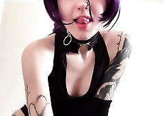 Tattooed horny honey Sunako K who loves hard sex a lot.