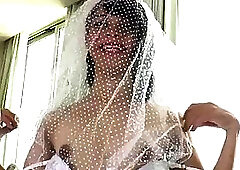 Shemale bride Gabriella Andrade fucked