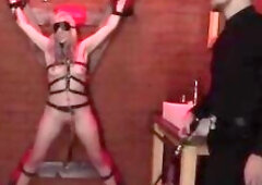 SADOMASOCHISM Taskmaster dominates Foxy Thrall screw with a sex machine ATM, Balls Unfathomable Anal, Gulp FLX029P01