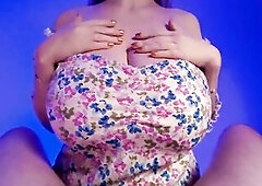 Natural Large Titties Dominatrix-bitch: Titfuck, Underboob Tugjob & Teat Massage Untill Cum On Titties - LilyKoti