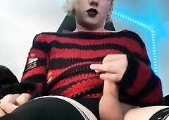 My cute femboy dick couldn't hold it in any greater quantity