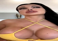 Aletta Ocean is a large titted brunette hair who loves to masturbate on livecam, mostly with sex toys
