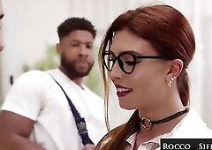 Peachlollypop Takes Each Inch – Redhead double penetration’d Hard by Groundskeepers