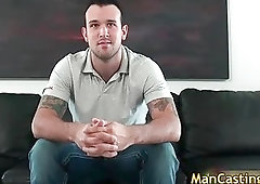 Nasty tattooed guy Johnny gets fucked up the tight pooper 1