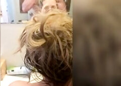 That babe says positive affirmations about herself in the mirror homemade mother I'd like to fuck