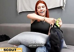 Amateur 18yo Colombian Underware Model Blows Giant Jock Producer To Get Job