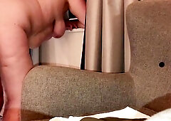 Whilst I was sucking Joe off in the hotel, this guy noticed that guy could watch my reflection in the window and quickly grabbed his phone to record i