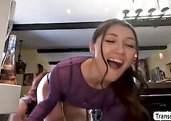 Trans babe Ariel Demure get extra wild with the gorgeous Maya Woulfe,this is hardcore sex at its best Cuckold takes things to the next level with thes