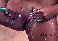 Beautiful brunette in sexy solo fingering masturbation 2 wmv