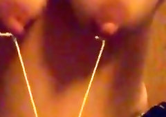 A slutty girl with big tits and nice nipples tortured