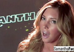 Samantha Saint in Samantha Plays With A Large Dildo - SamanthaSaint