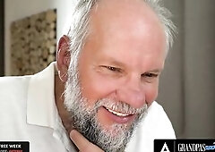 GrandpasFuckTeens - Nice-Looking Cayla Lyons Rides Old Chap's Weenie With Her Taut And Soaked Vagina