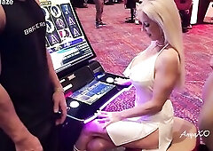 Cheating Wife Gets Spitroasted And Double Permeated In advance of Getting Her Face Overspread In Cum