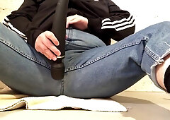 Soaking Wet In My Pants With Vibrator