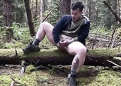 RUBBING MY MASSIVE LOVE BUTTON AND SQUIRTING ALL OVER THE MOSSY FOREST FLOOR! FULL MOVIE ON ????OF????