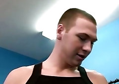 Twinks share cock threesome