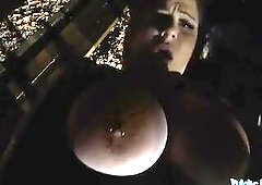 I saw Anissa Jolie walking by herself down a trail in the woods, so I pretended to be a local and asked if this babe was my neighbour. Anissa said me 