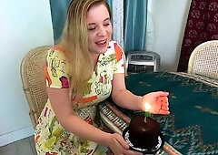 Your stepmom fucks you for your dick day