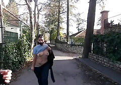 (risky Public) Blowjob In The Street With Cum In The Mouth