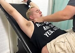 Daddy Achilles Tickles Chubby Submissive