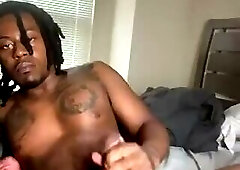 Sly jackin his big dick 5