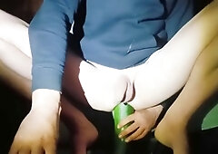 twink ruptures ass at night