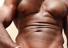 BBC Worship Hallelujah Johnson (stroking Big Black Hairy Cock on the Neurophone ) Tall Dark