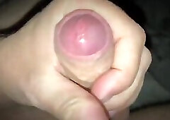 My neighbor woke me up with her moans - Look at my cock grow - I had to masturbate and cum with her