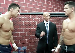 JizzOrgy: European in the underwear group sex